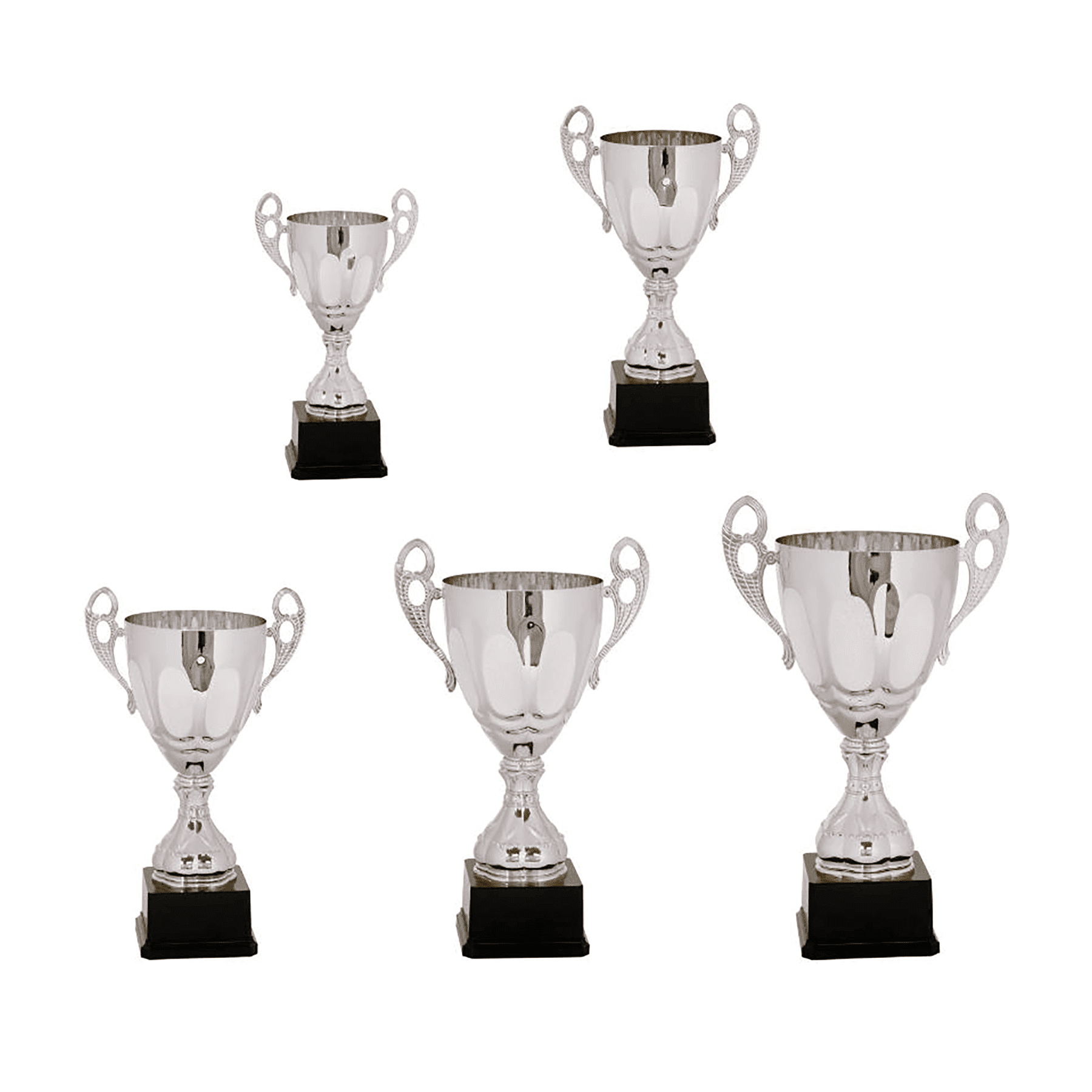 700 Series Silver Completed Metal Cup Sample Set