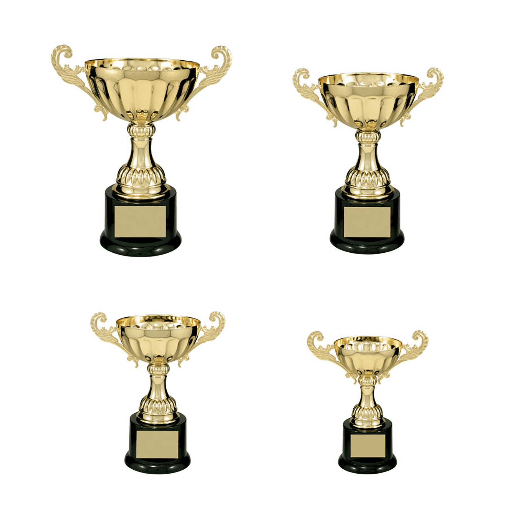 100 Series Gold Completed Metal Cup Sample Set