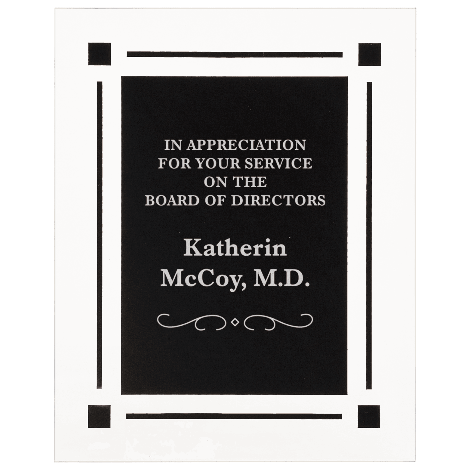 Acrylic Clear Plaque