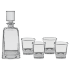 Custom Tequila Decanter Set with 4 Glasses
