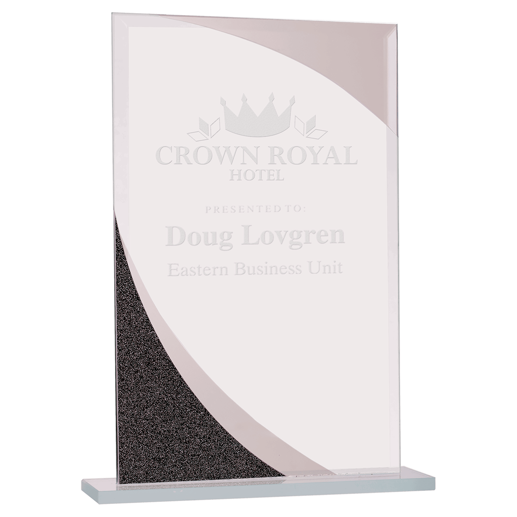 Rectangle Designer Glass Award