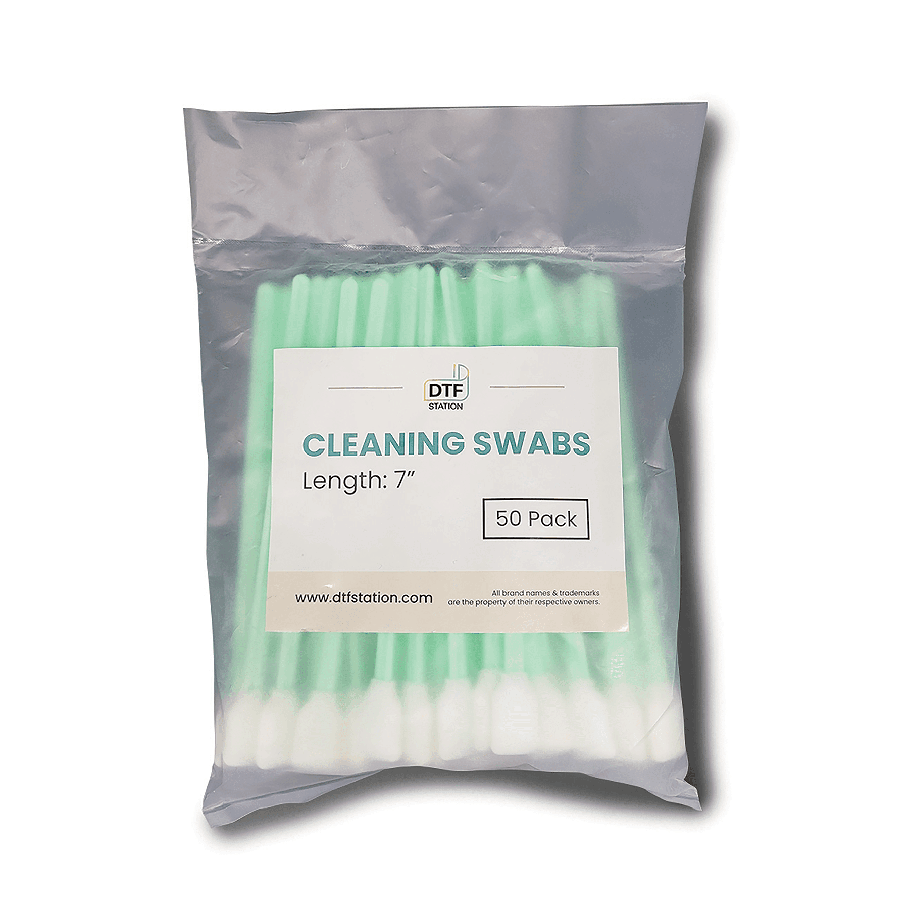 7 Inch Foam Cleaning Swabs