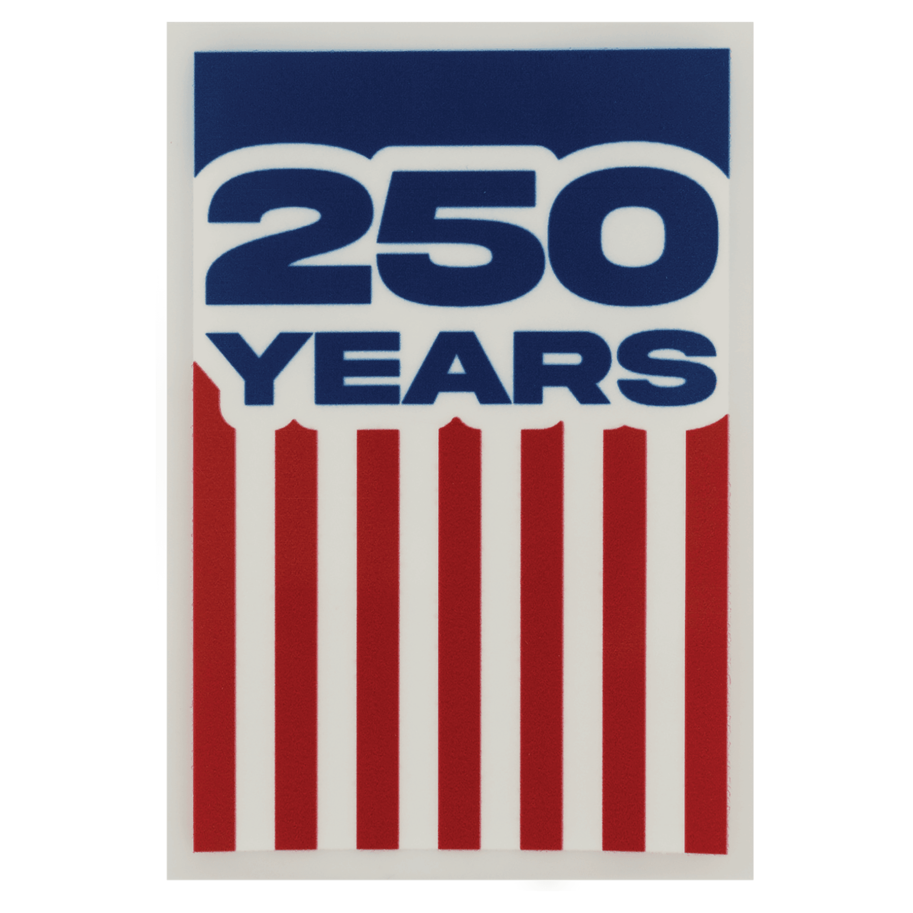 Rectangle 250 Years Flag DTF Transfer