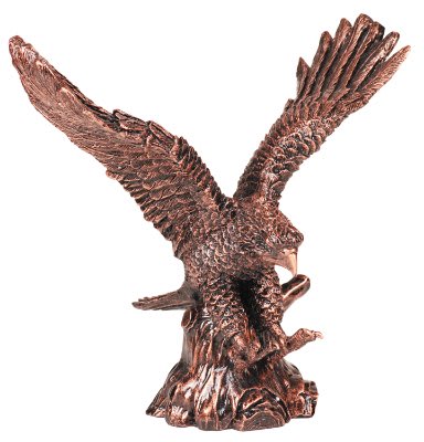 Antique Metallic Eagle Resin