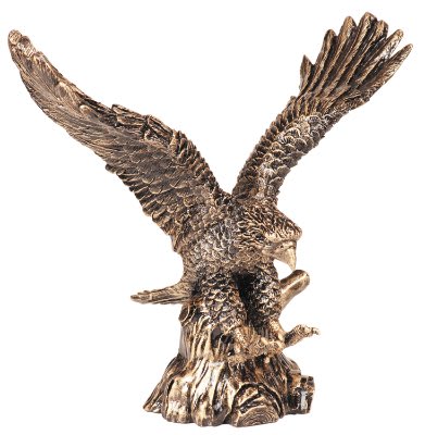 Antique Metallic Eagle Resin