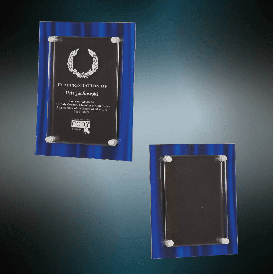 Floating Acrylic Plaque Sample Set