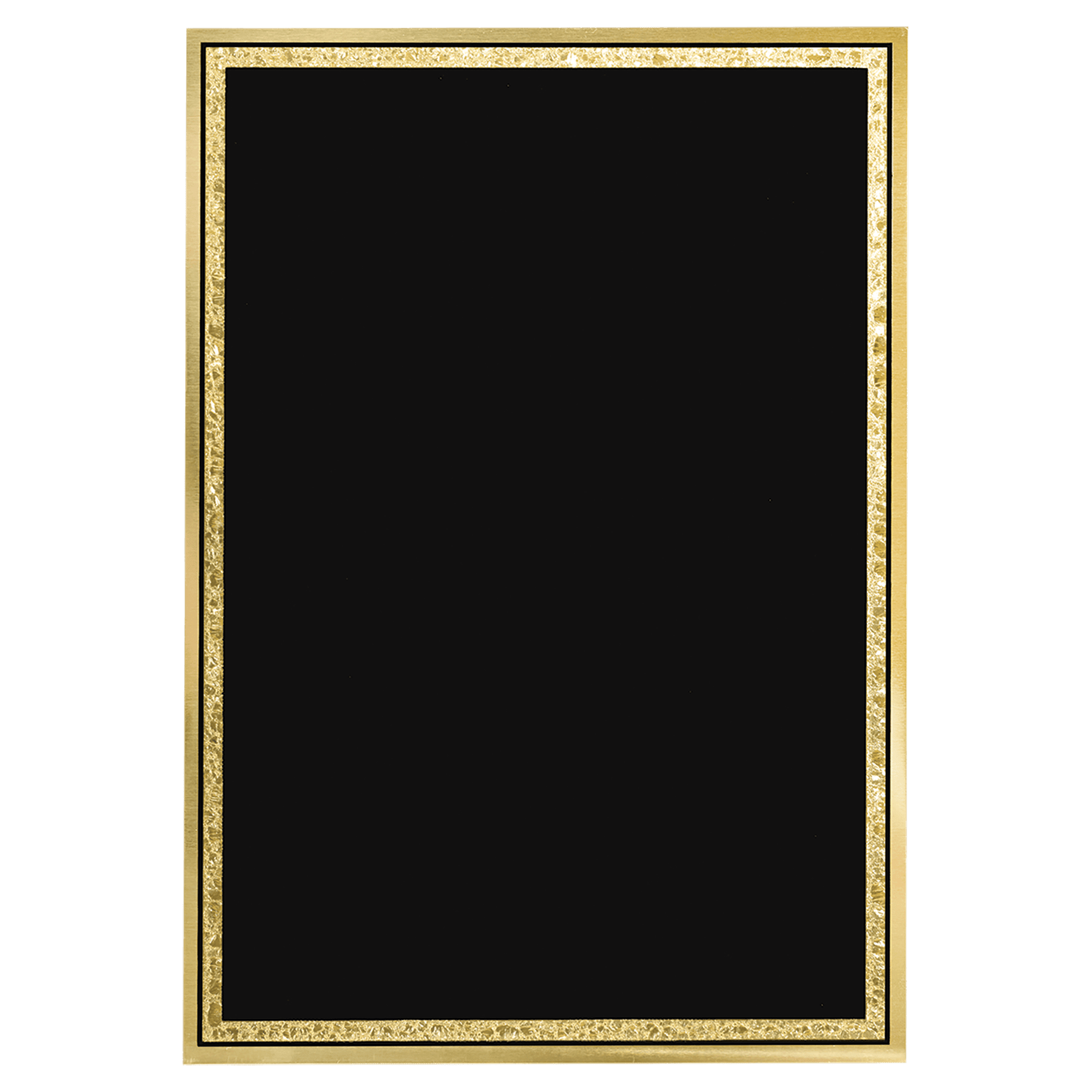 Brass Plated Steel Florentine Plaque Plate