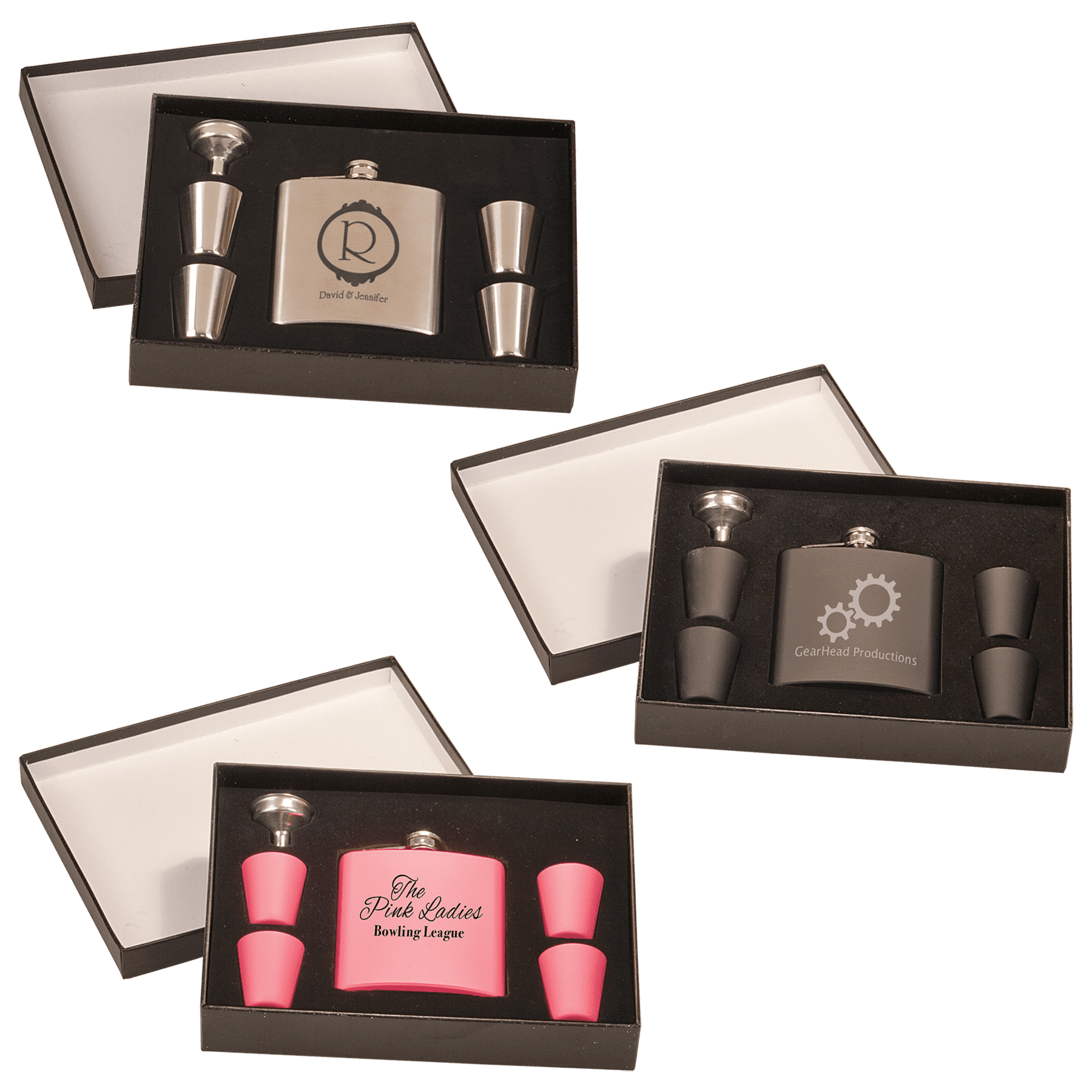 Laserable Flask Gift Set
