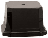 Gloss Black Weighted Plastic Base with Clipped Corners
