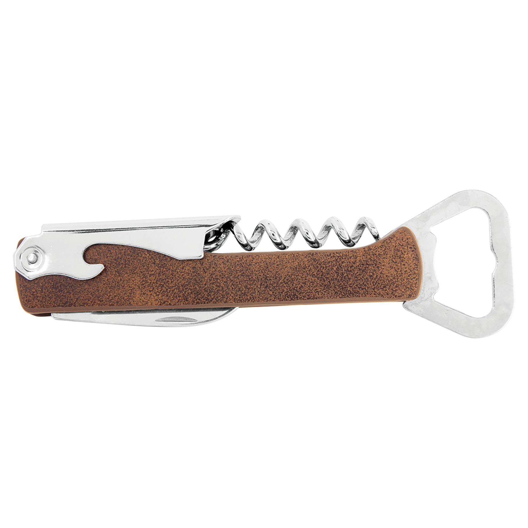 Custom Laserable Leatherette Wine Bottle Opener