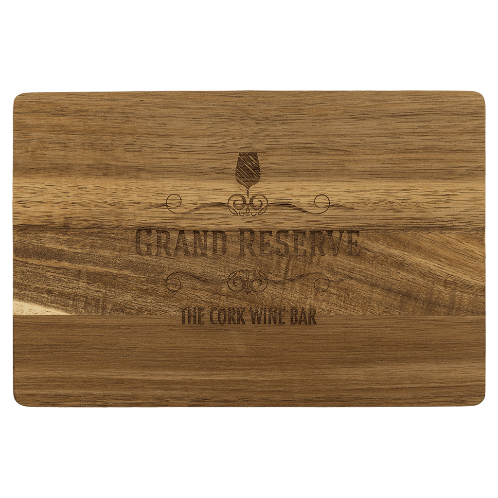2322- Acacia Wood Cutting Board (9" x 6")