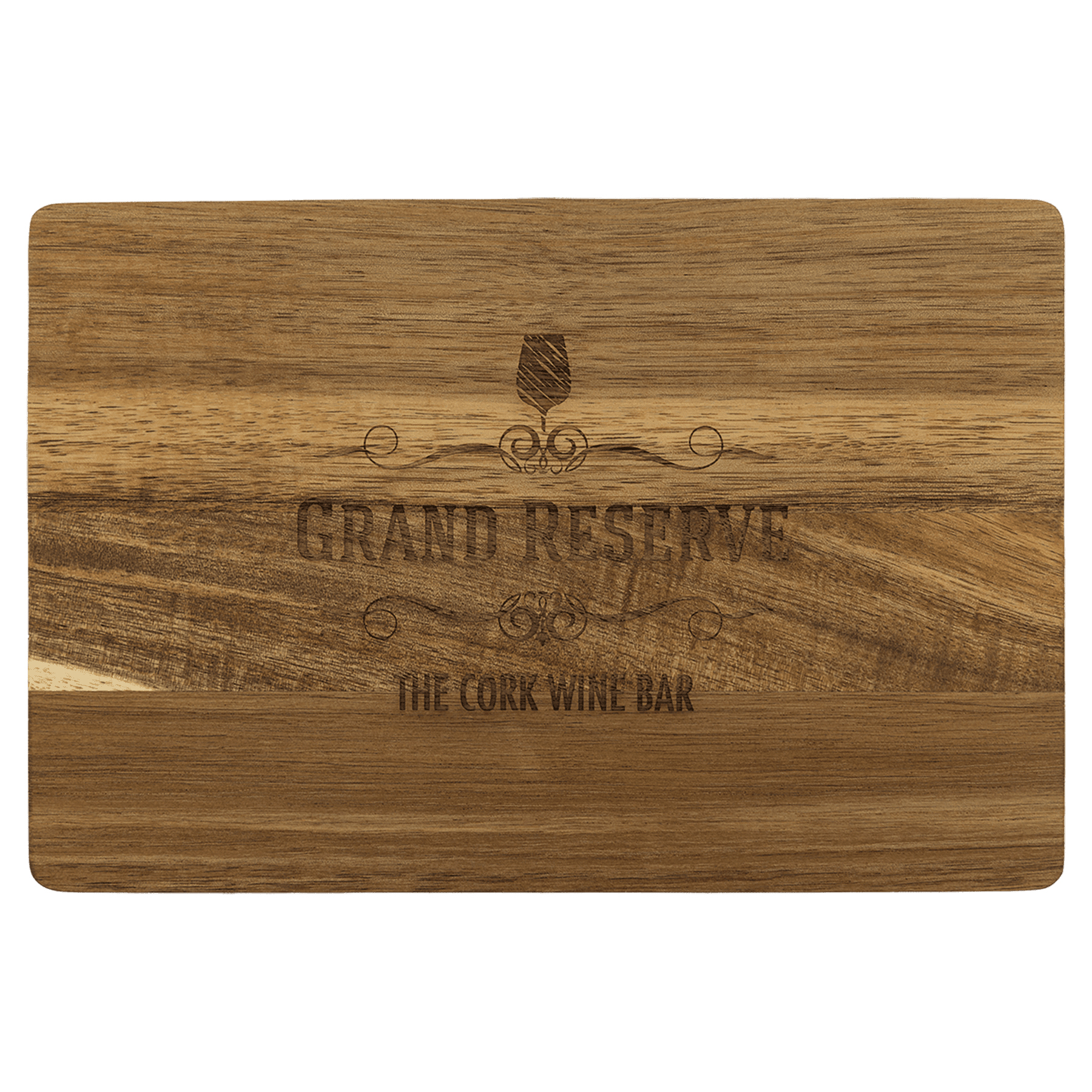 2322- Acacia Wood Cutting Board (9" x 6")