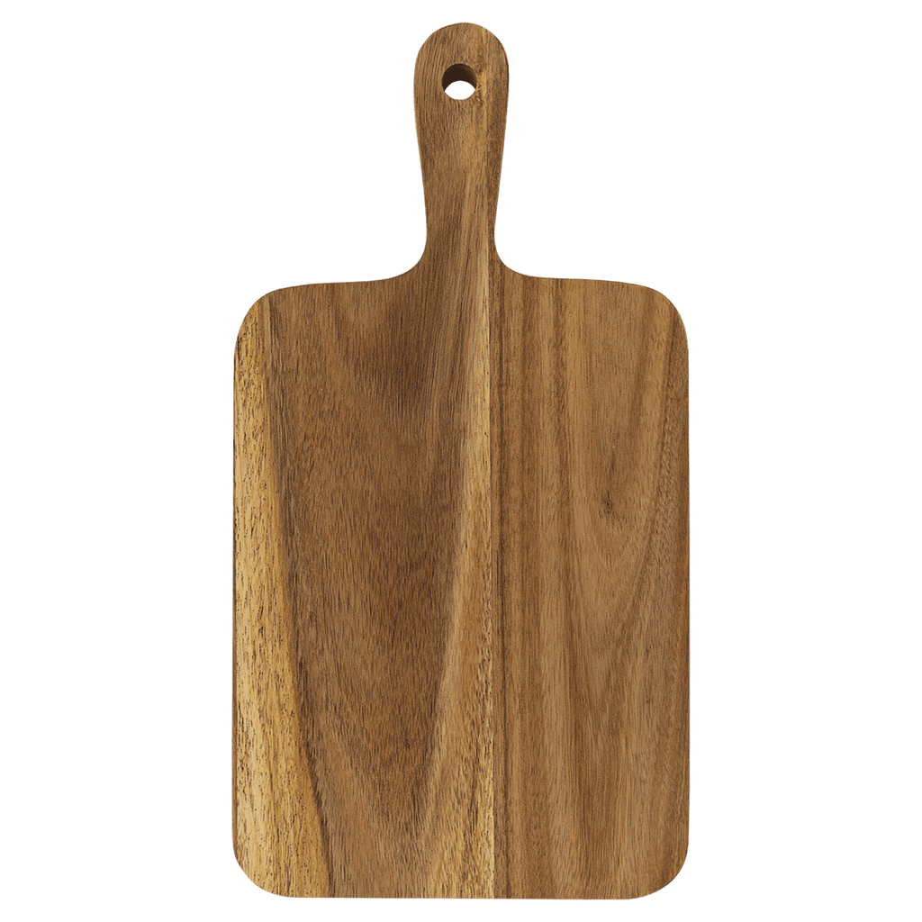 2323- Acacia Wood Paddle Shaped Cutting Board (13.5" x 7")