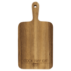 2323- Acacia Wood Paddle Shaped Cutting Board (13.5" x 7")