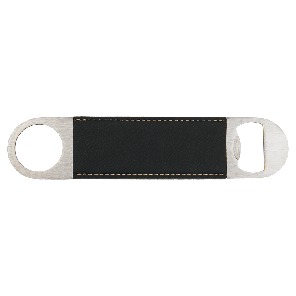 Custom Laser Engraved Leatherette Bar Blade Bottle Opener