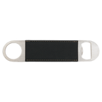 Custom Laser Engraved Leatherette Bar Blade Bottle Opener