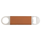 Custom Laser Engraved Leatherette Bar Blade Bottle Opener