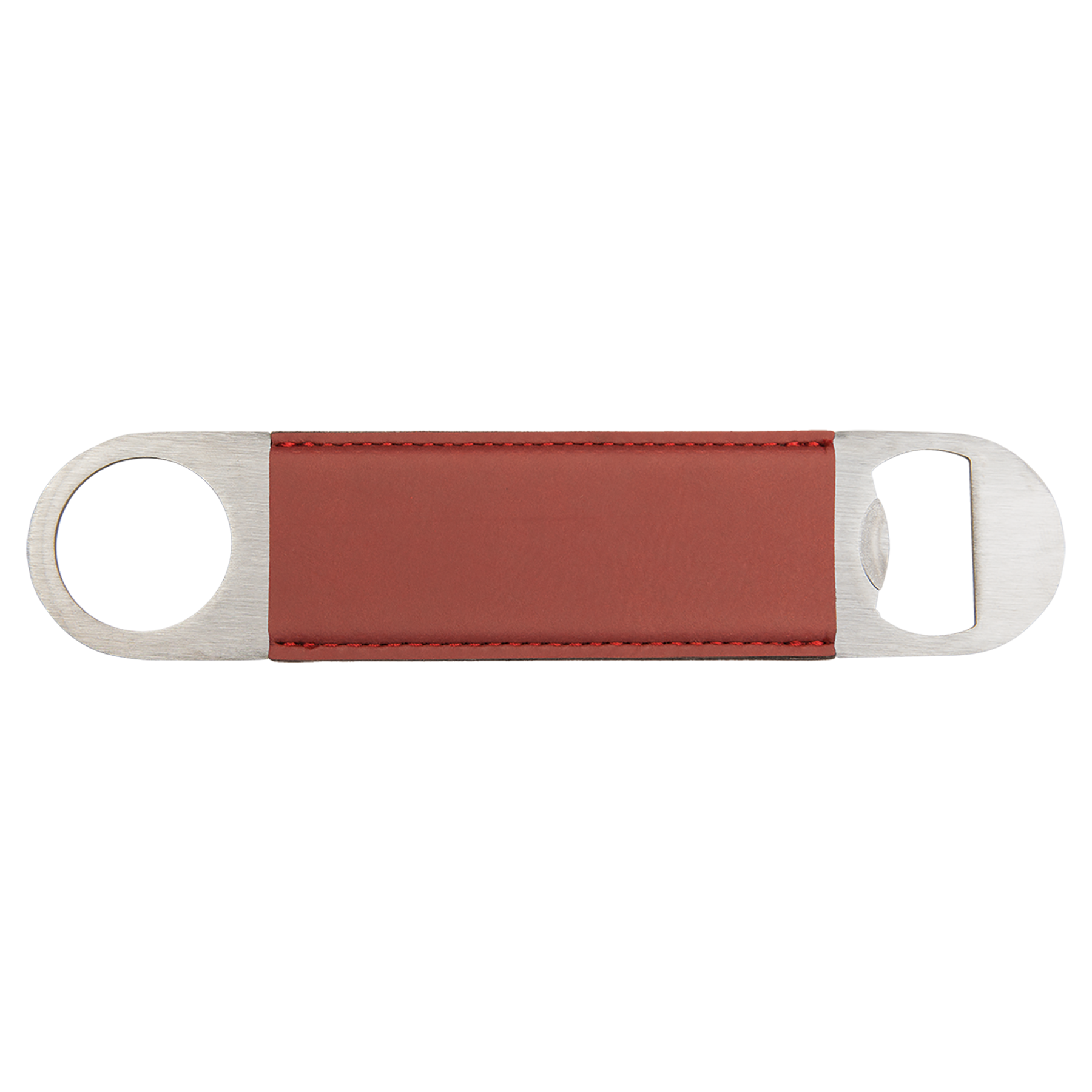Custom Laser Engraved Leatherette Bar Blade Bottle Opener