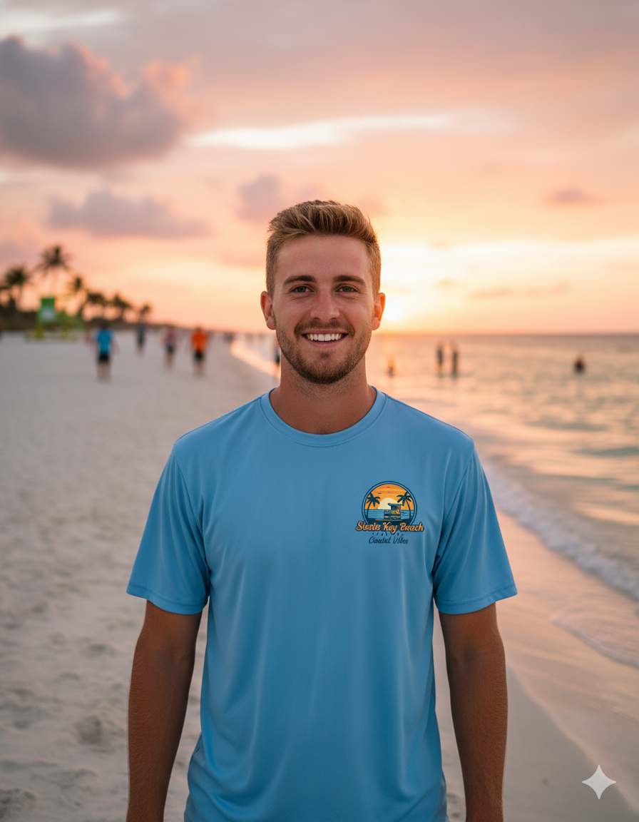 Custom Printed Paragon Islander Performance T-Shirt 200