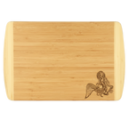 Two-Tone Bamboo Board - 18" x 12" - Personalized & Eco-Friendly