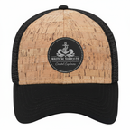 Custom Leather Patch OTTO Cork Trucker Hat with Mesh Back