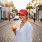 Custom Leather Patch or Printed Performance Sun Visor 60-973