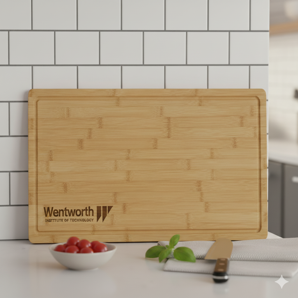 Customizable Bamboo Juice Groove Cutting Board | Sustainable & Durable