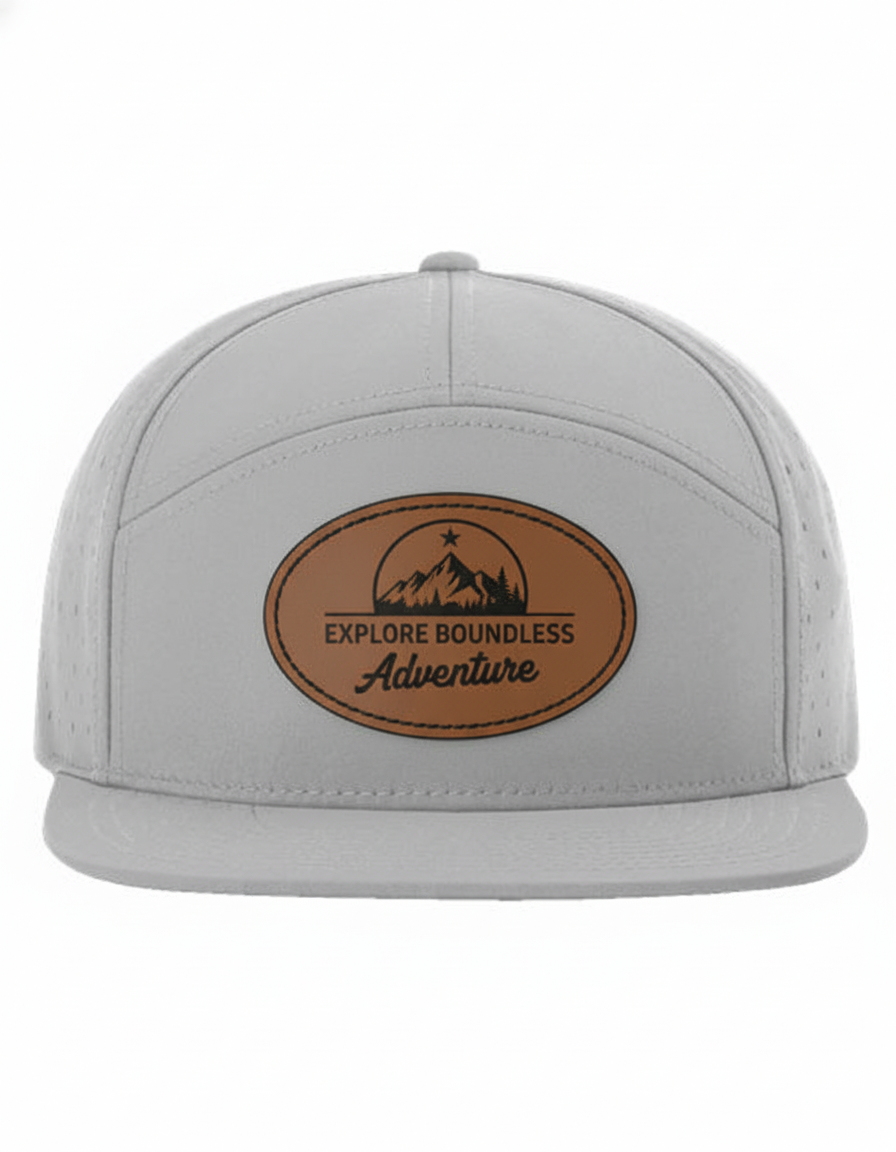 Custom Leather Patch or Printed Richardson Cannon Cap 169