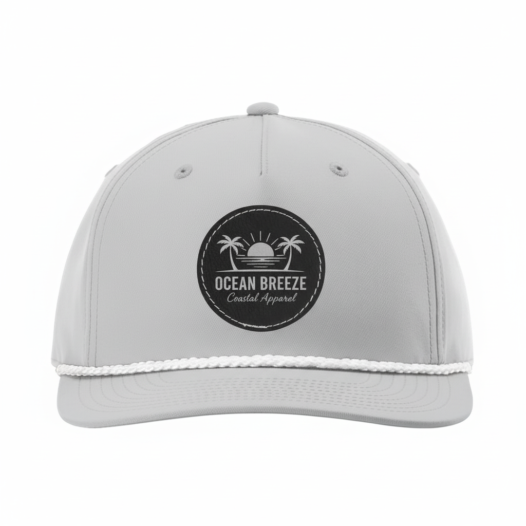 Custom Leather Patch or Printed Richardson Rope Hat 258