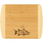 Two-Tone Bamboo Board - 13.5" x 11.5" - Personalized & Eco-Friendly