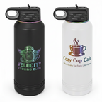 Custom 32 oz. Prism Water Bottle in White or Black