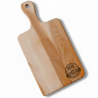 Business Corner Logo Handle Cutting Board