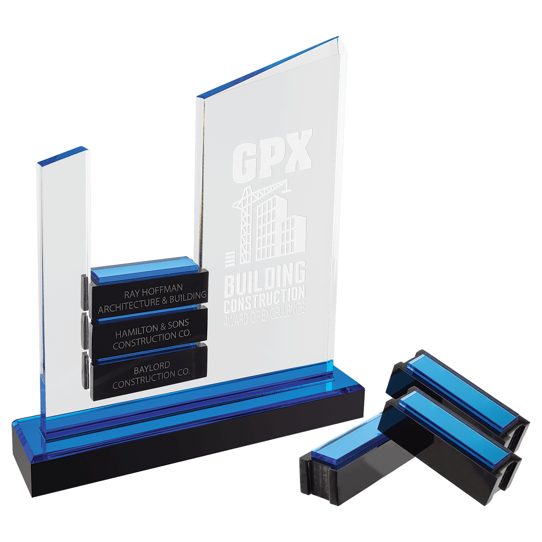Peak Slant Perpetual Impress Acrylic with Blocks