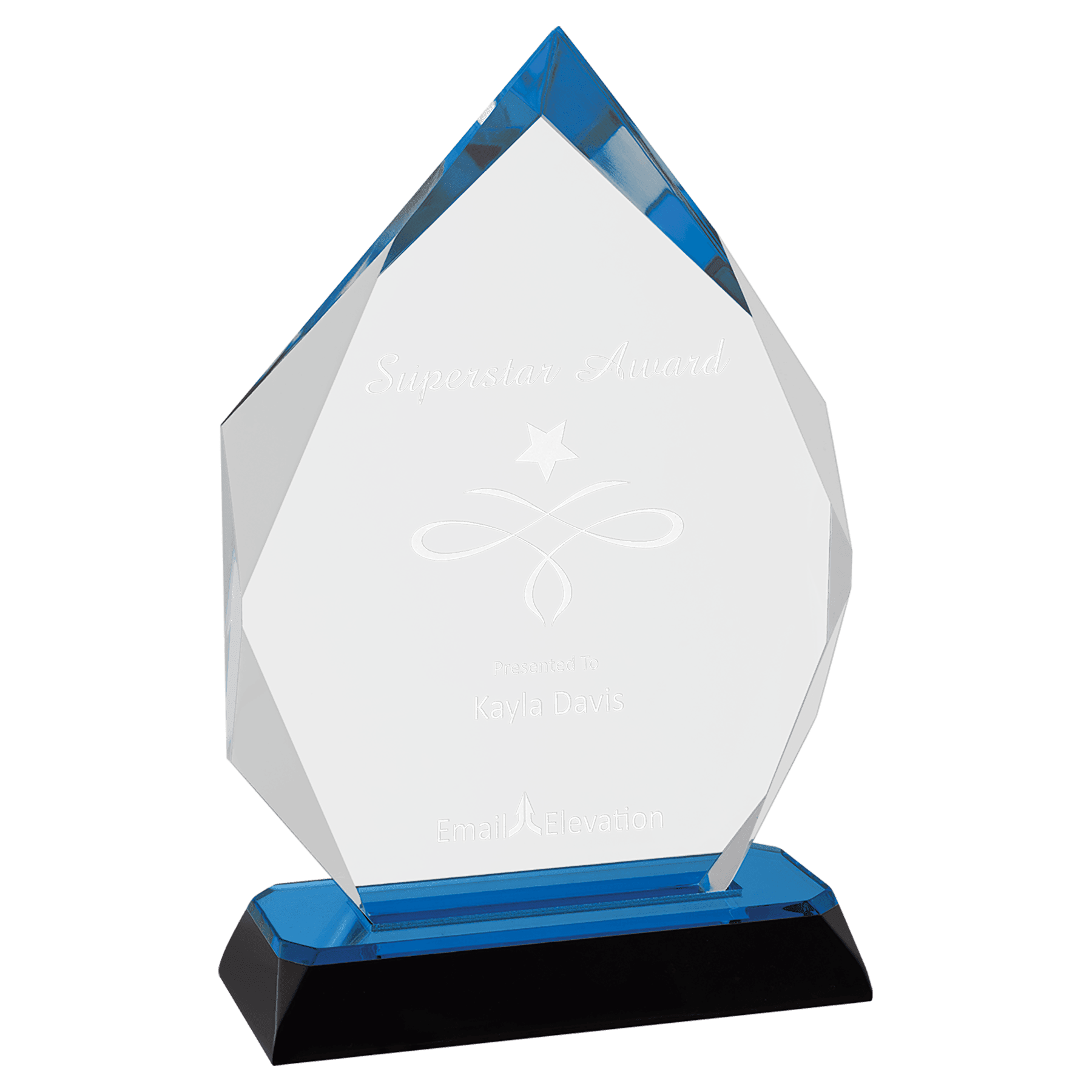 Diamond Corner Base Impress Acrylic Award
