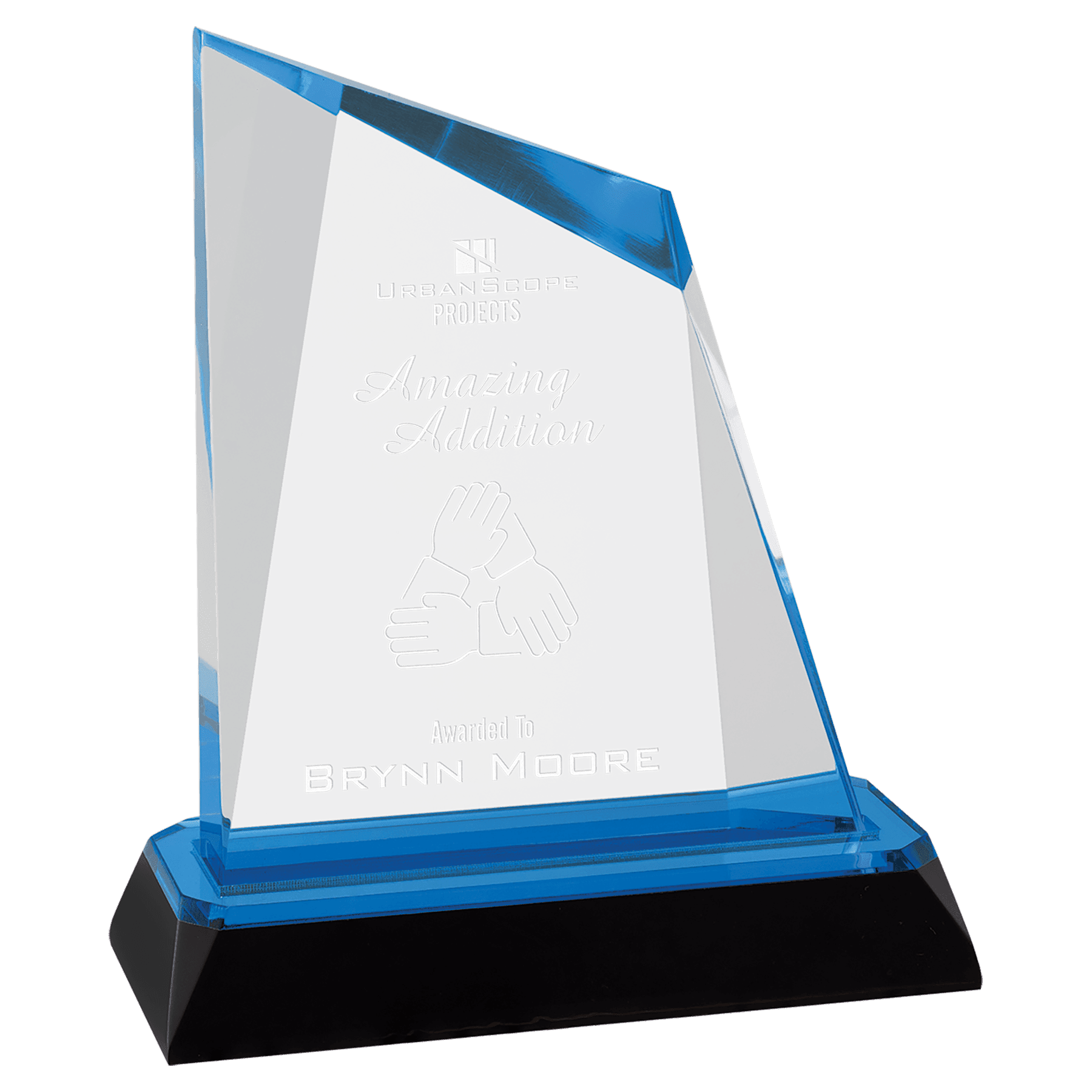 Peak Diamond Corner Base Impress Acrylic Award