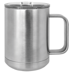 15oz Insulated Stainless Steel Mug | Customizable Blank Travel Mug