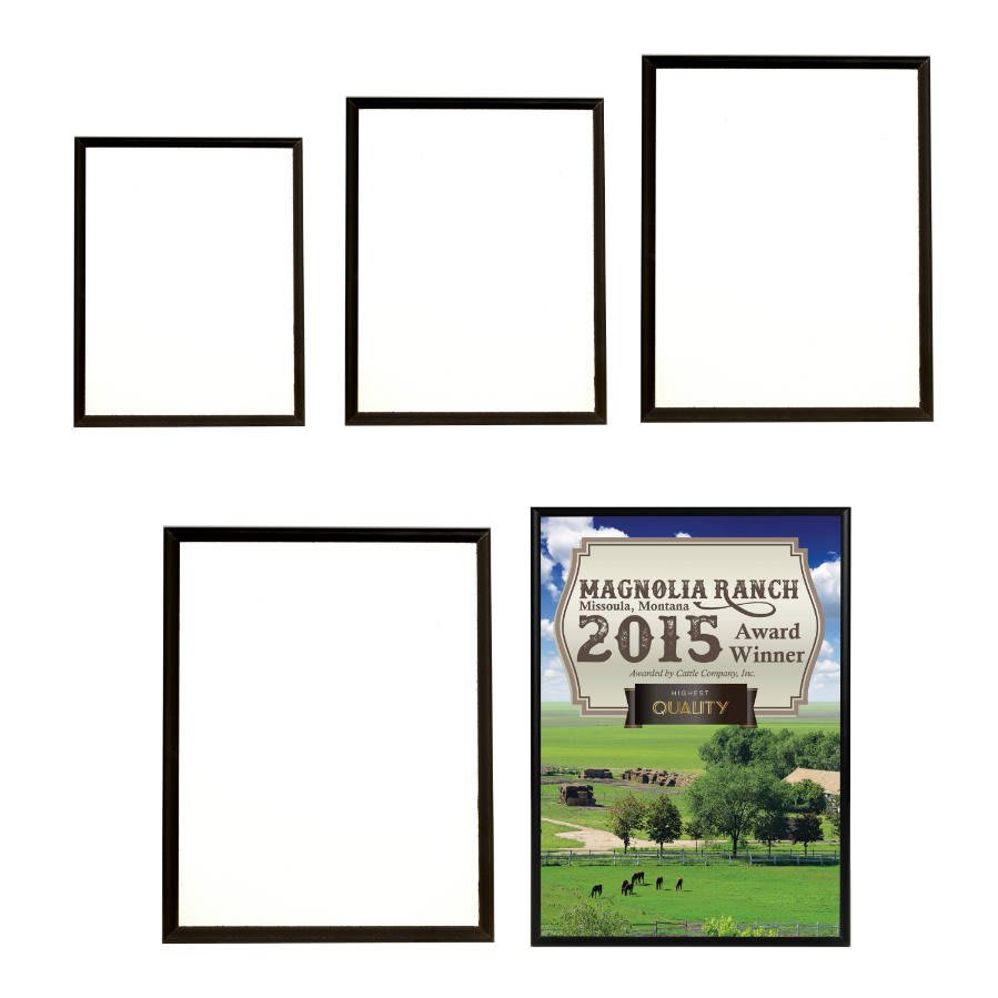 Luster Sub Plaque with Black Edge Sample Set