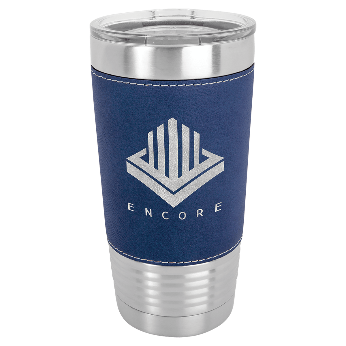 Polar Camel 20 oz. Leatherette Grip Tumbler with Standard Lid