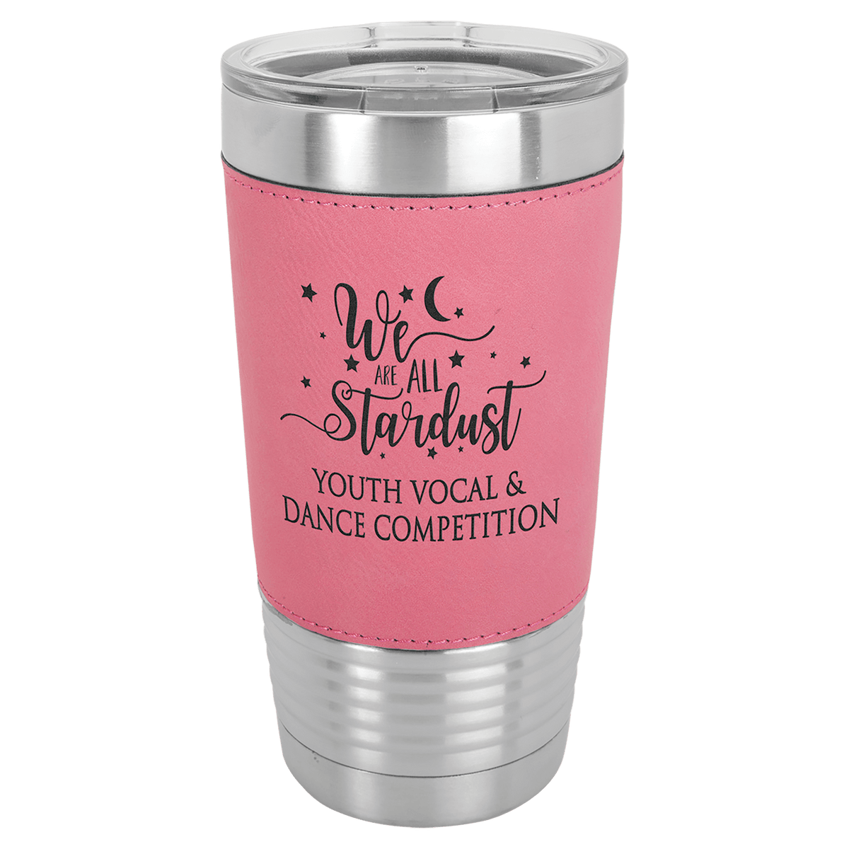 Polar Camel 20 oz. Leatherette Grip Tumbler with Standard Lid