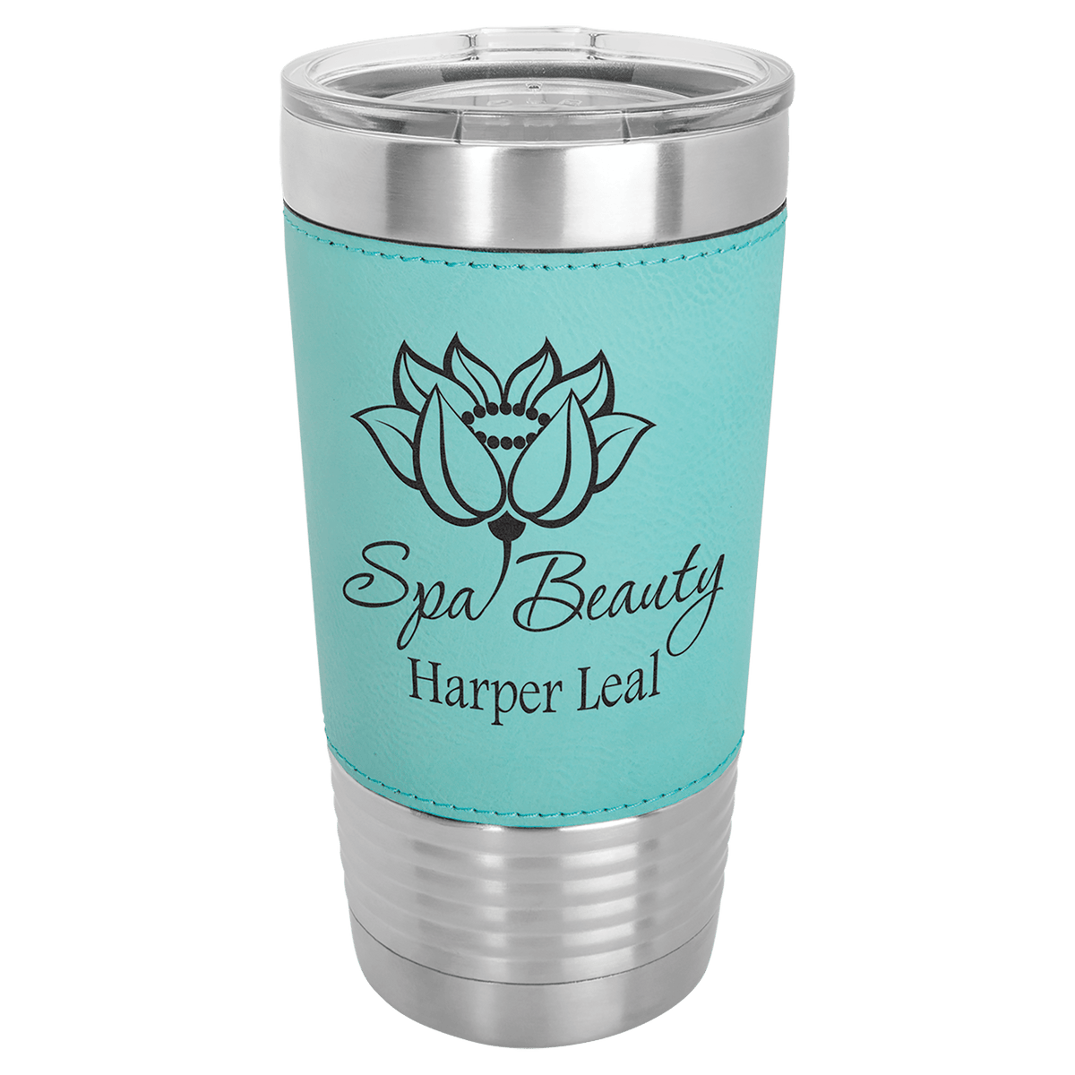 Polar Camel 20 oz. Leatherette Grip Tumbler with Standard Lid