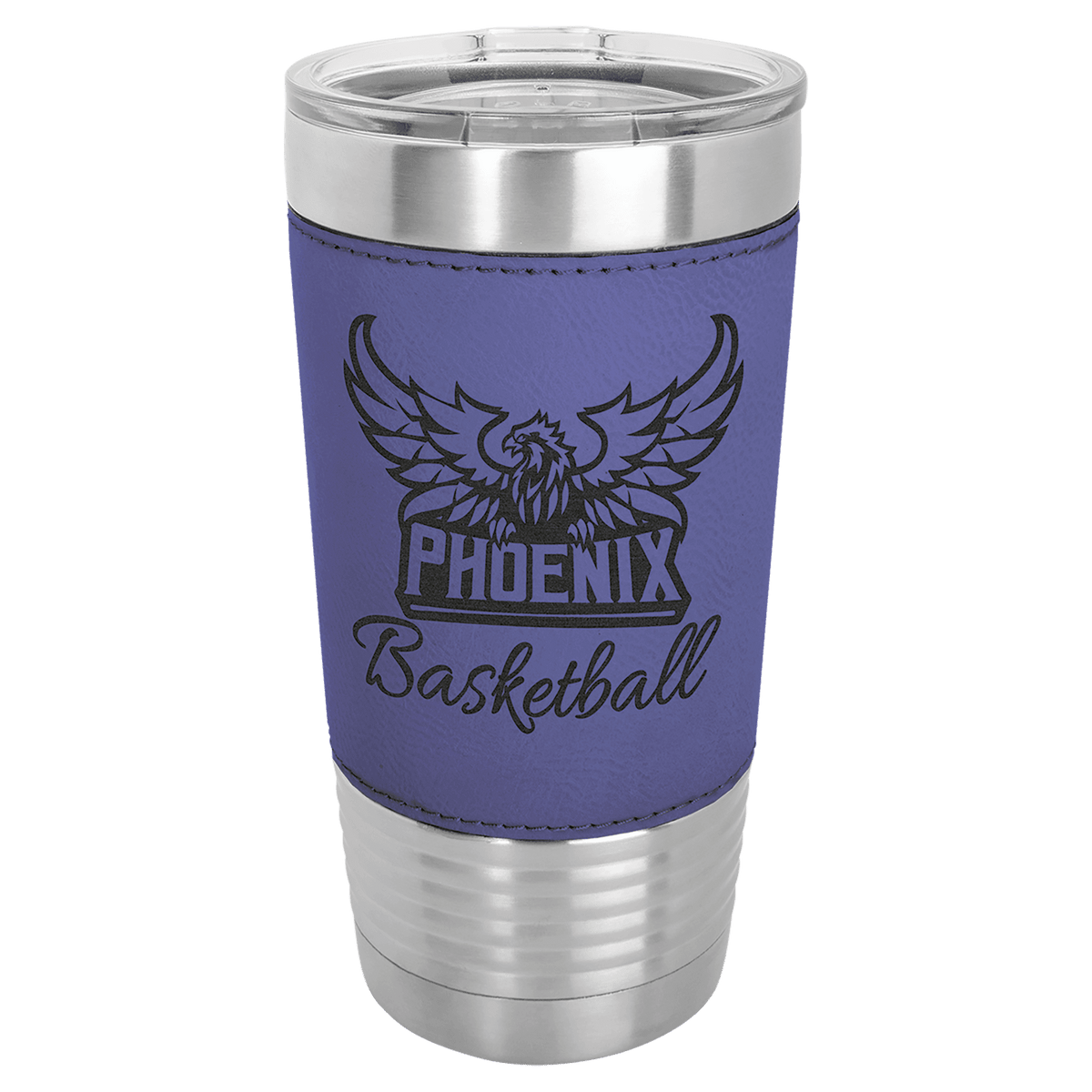 Polar Camel 20 oz. Leatherette Grip Tumbler with Standard Lid