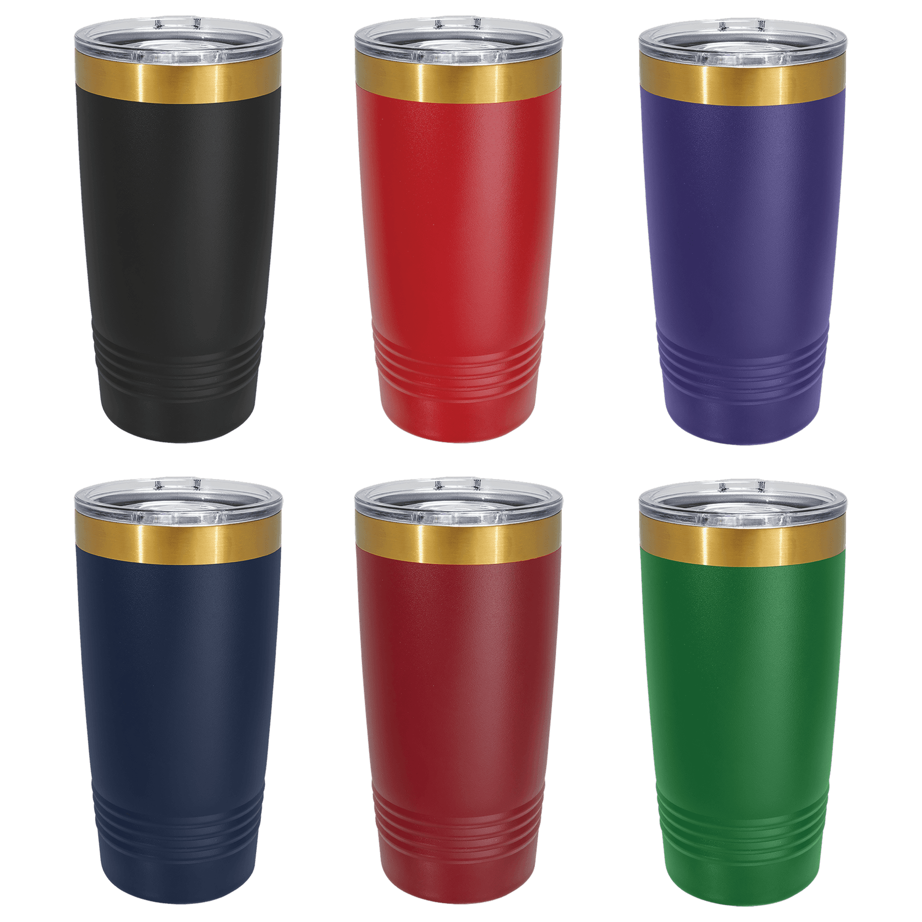 20 oz. Bright Gold ION-Plated Tumblers | Premium Custom Engraved Bulk Collection