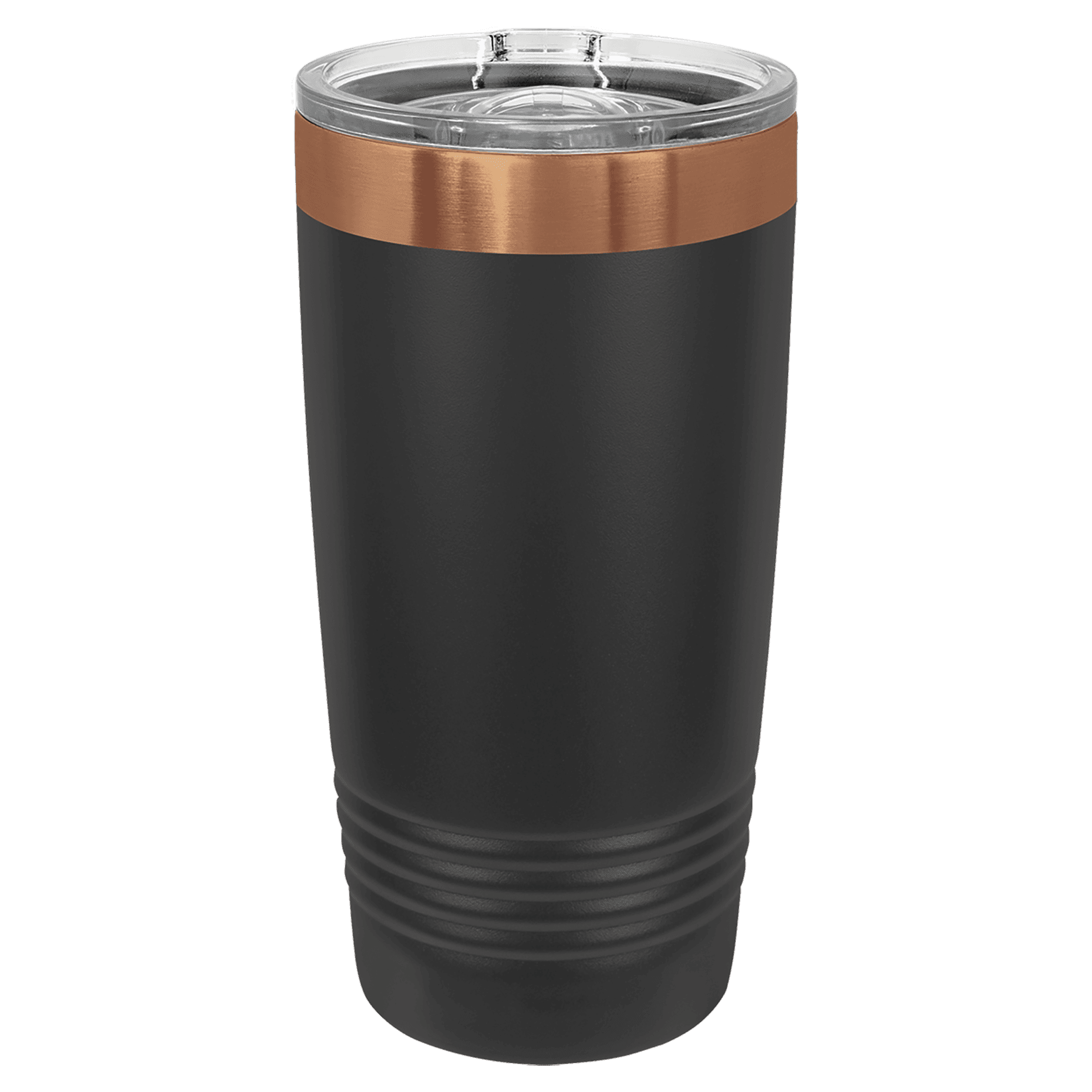 Custom 20 oz. Black or White Rose Gold Ringneck Tumbler