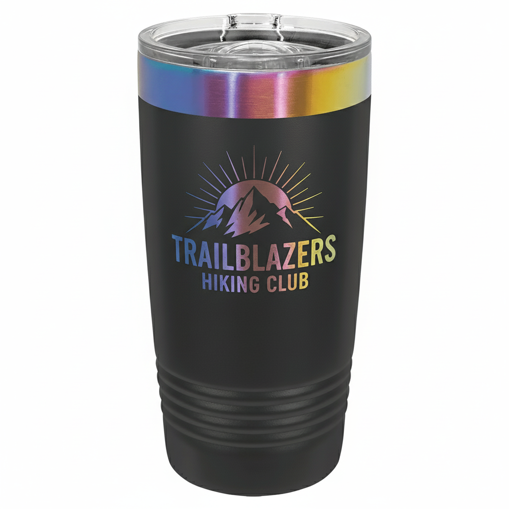 Custom 20 oz. Prism Ringneck Tumbler in White or Black