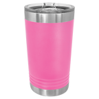 16 oz. Polar Camel Insulated Stainless Steel Pint Glass with Slider Lid – Available in 17 Vibrant Colors
