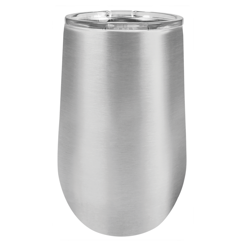 16 oz - Vacuum Insulated Stemless Wine Tumbler with Lid