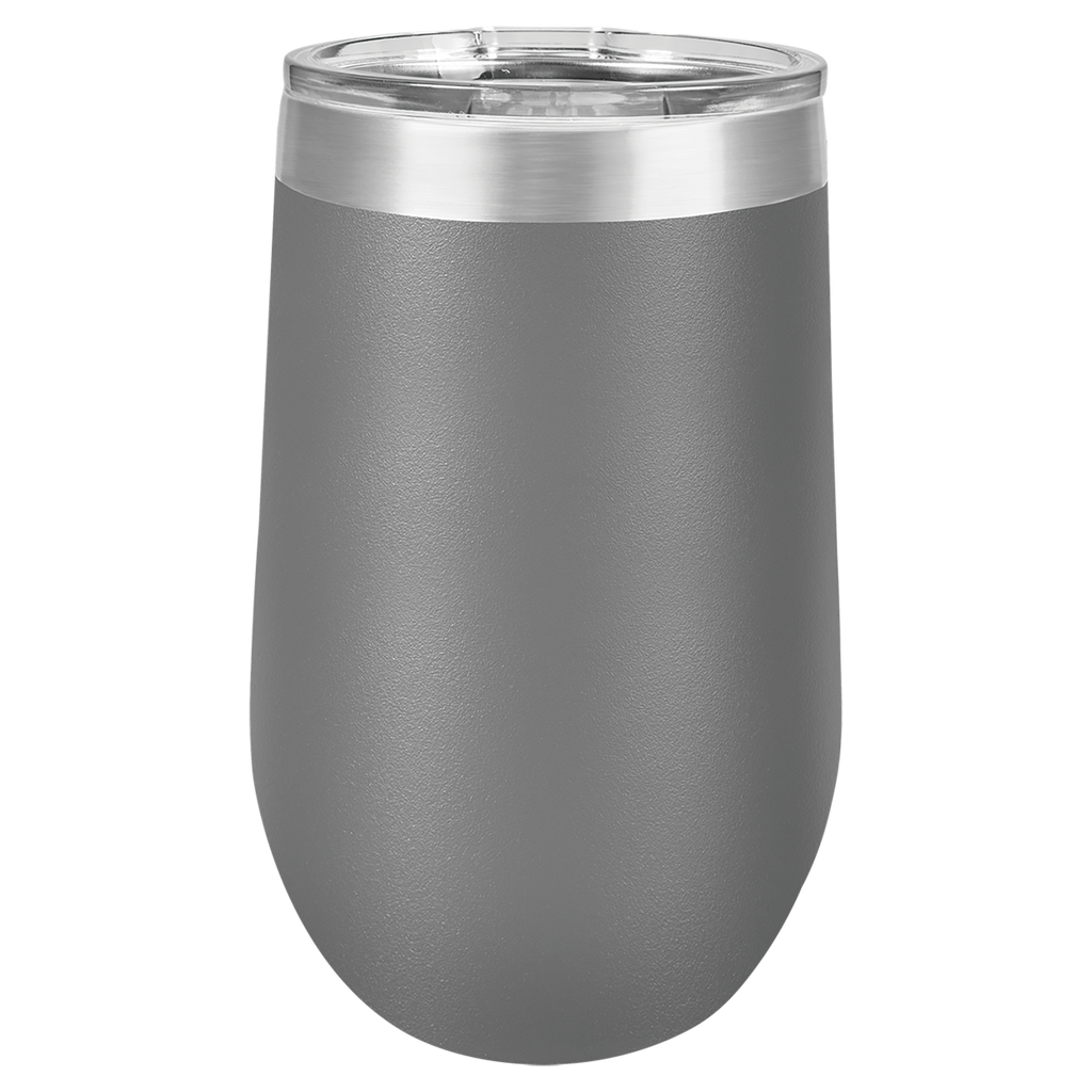 16 oz - Vacuum Insulated Stemless Wine Tumbler with Lid