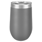 16 oz - Vacuum Insulated Stemless Wine Tumbler with Lid