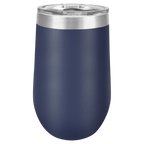 16 oz - Vacuum Insulated Stemless Wine Tumbler with Lid