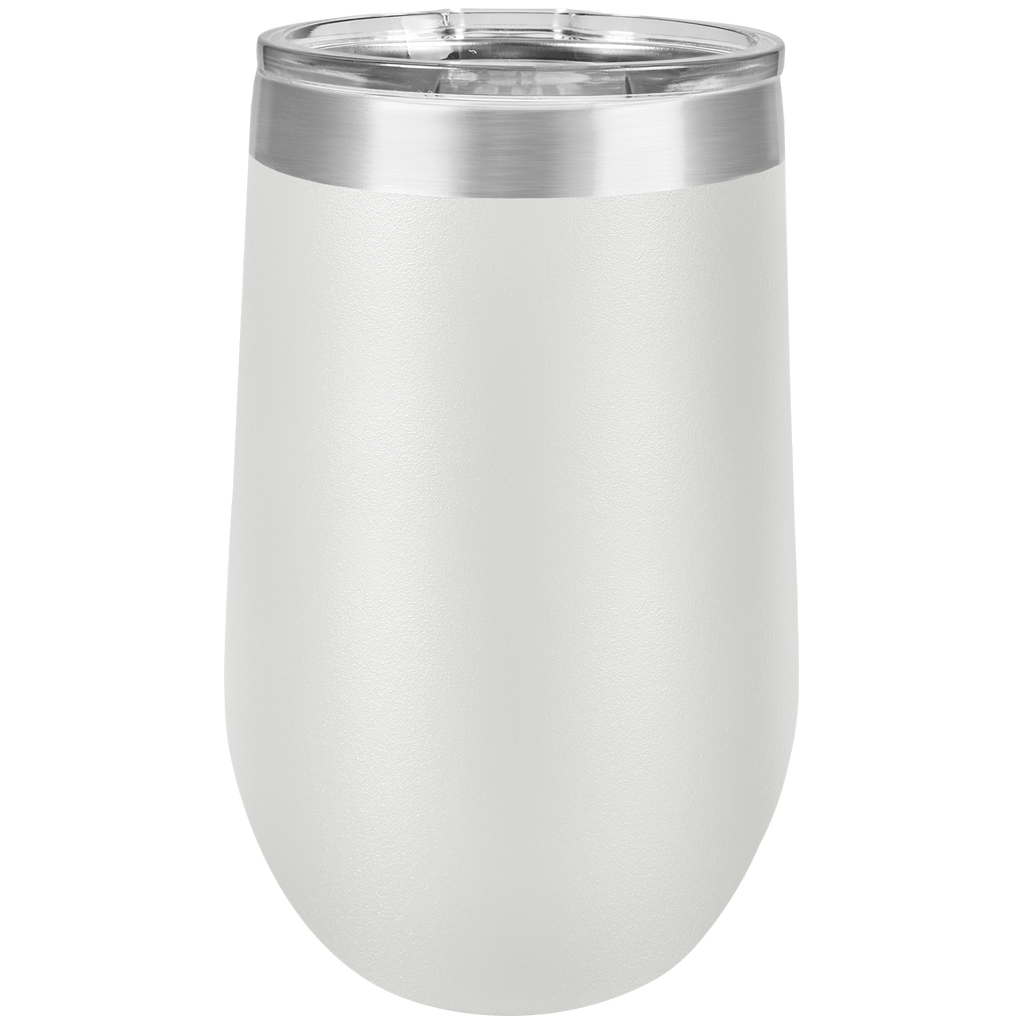 16 oz - Vacuum Insulated Stemless Wine Tumbler with Lid